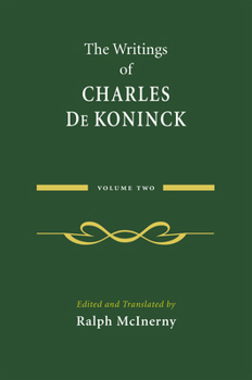 Paperback The Writings of Charles de Koninck: Volume 2 Book