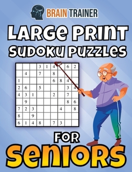 Paperback Large Print Sudoku Puzzles For Seniors [Large Print] Book