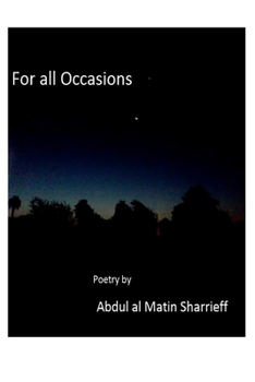 Paperback For all Occasions: Poetry by Sharrieff Book