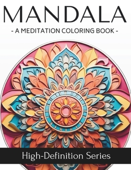 Paperback Mandala: A Meditation Coloring Book