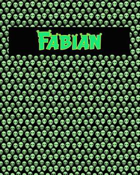 Paperback 120 Page Handwriting Practice Book with Green Alien Cover Fabian: Primary Grades Handwriting Book