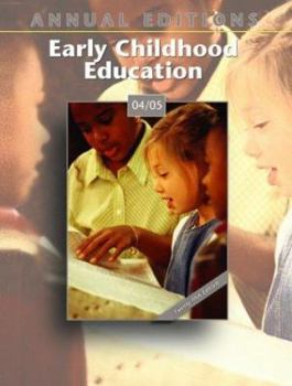 Paperback Annual Editions: Early Childhood Education 04/05 Book
