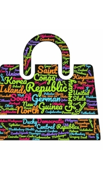 Hardcover world countries suitcase themed creative blank journal: world countries suitcase themed creative blank journal Book