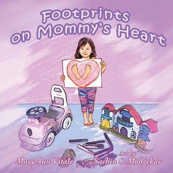 Paperback Footprints on Mommy's Heart Book