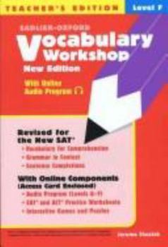 Paperback Vocabulary Workshop Level F - Teacher's Edition Book