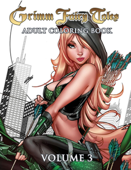 Paperback Grimm Fairy Tales Adult Coloring Book Volume 3 Book