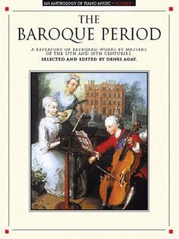 Paperback An Anthology of Piano Music Volume 1: The Baroque Period Book