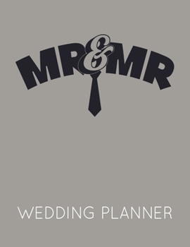 Paperback Mr & Mr: Gay Wedding Planner Book and Organizer with Guest List, Checklist and Seating Chart Book