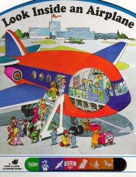 Look inside an Airplane (Poke and Look) - Book  of the Usborne Look Inside