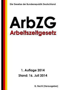 Paperback Arbeitszeitgesetz (ArbZG) [German] Book