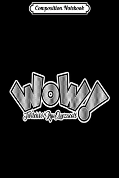 Paperback Composition Notebook: WOW! Journal/Notebook Blank Lined Ruled 6x9 100 Pages Book