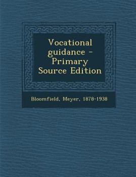 Paperback Vocational Guidance Book