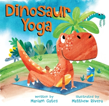 Hardcover Dinosaur Yoga Book