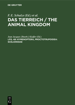 Hardcover Hymenoptera, Proctotrupoidea: Scelionidae [German] Book