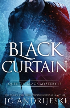 Paperback Black Curtain: A Quentin Black Paranormal Mystery Romance Book