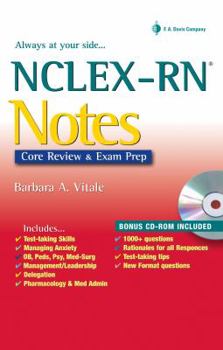 Spiral-bound Nclex-Rn(r) Notes: Countdown to Success [With Mini CDROM] Book