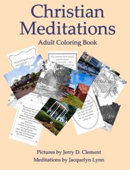 Paperback Christian Meditations: Adult Coloring Book