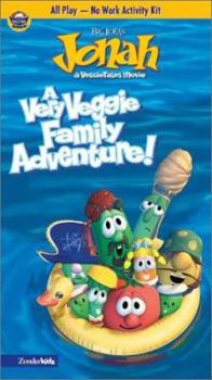 Paperback Very Veggie Family Adventure [With CardsWith Video and Magnetic Holder] Book
