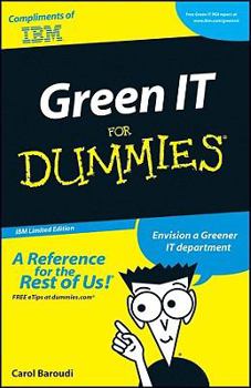 Paperback Green IT For Dummies Book