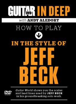 DVD How to Play in the Style of Jeff Beck Book