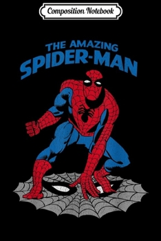 Composition Notebook: Marvel The Amazing Spider-Man Comic Retro Black  Journal/Notebook Blank Lined Ruled 6x9 100 Pages