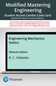 Misc. Modified Mastering Engineering with Pearson Etext -- Combo Access Card -- For Engineering Mechanics: Statics Book