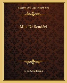 Paperback Mlle De Scudéri Book