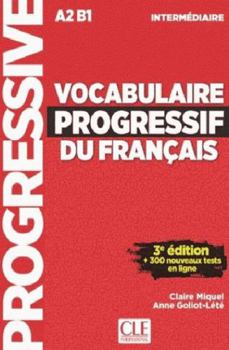 Paperback Vocabulaire progressif FLE intermédiaire 3ème édition + CD [French] Book