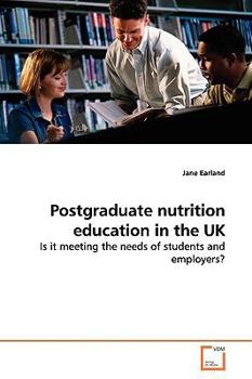 Paperback Postgraduate nutrition education in the UK Book