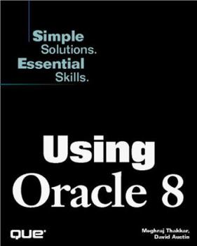 Paperback Using Oracle 8 Book