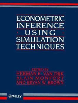 Hardcover Econometric Inference Using Simulation Techniques Book