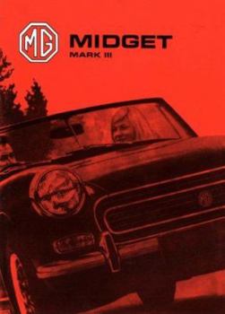 Paperback MG Midget Mk 3 Official Owner Handbook Book