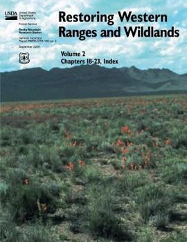 Paperback Restoring Western Ranges and Wildlands (Volume 2, Chapters 18-23, Index) Book