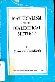 Paperback Materialism and the Dialectical Method Book