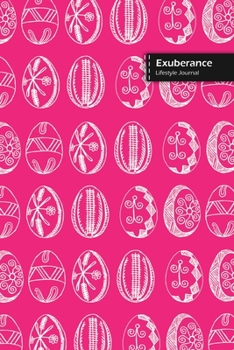Paperback Exuberance Lifestyle Journal, Wide Ruled Write-in Dotted Lines, (A5) 6 x 9 Inch, Notebook, 288 pages (144 shts) (Pink) Book