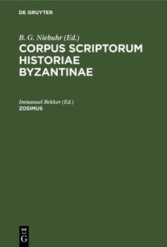 Hardcover Zosimus [Latin] Book