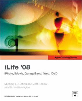 Paperback iLife '08: iPhoto, iMovie, GarageBand, iWeb, iDVD [With DVD-ROM] Book