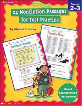 Paperback 24 Nonfiction Passages for Test Practice: Grades 2-3 Book