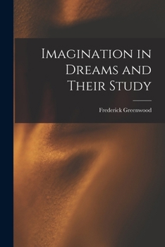 Paperback Imagination in Dreams and Their Study Book