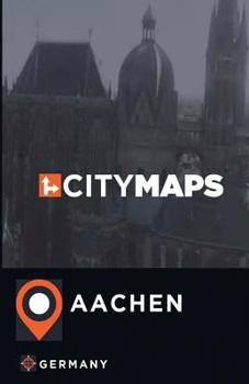 Paperback City Maps Aachen Germany Book