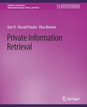 Paperback Private Information Retrieval Book