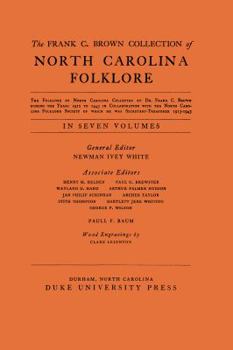 Hardcover The Frank C. Brown Collection of NC Folklore: Vol. V: The Music of the Folk Songs Book