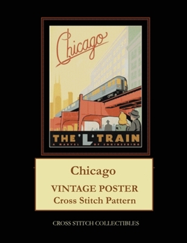 Paperback Chicago: Vintage Poster Cross Stitch Pattern Book