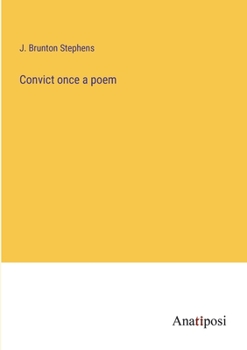 Paperback Convict once a poem Book