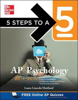 Paperback 5 Steps to a 5 AP Psychology, 2014-2015 Edition Book