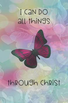 Paperback I Can Do All Things Through Christ: Dot Grid Paper Book