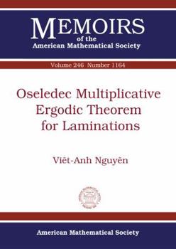 Paperback Oseledec Multiplicative Ergodic Theorem for Laminations (Memoirs of the American Mathematical Society) Book