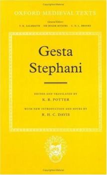 Hardcover Gesta Stephani (Oxford Medieval Texts) (English and Latin Edition) Book