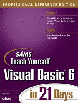 Hardcover SAMS Teach Yourself visual basic 6 in 21 Days Book