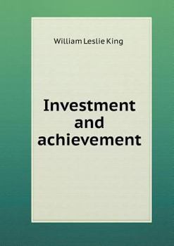 Paperback Investment and achievement Book